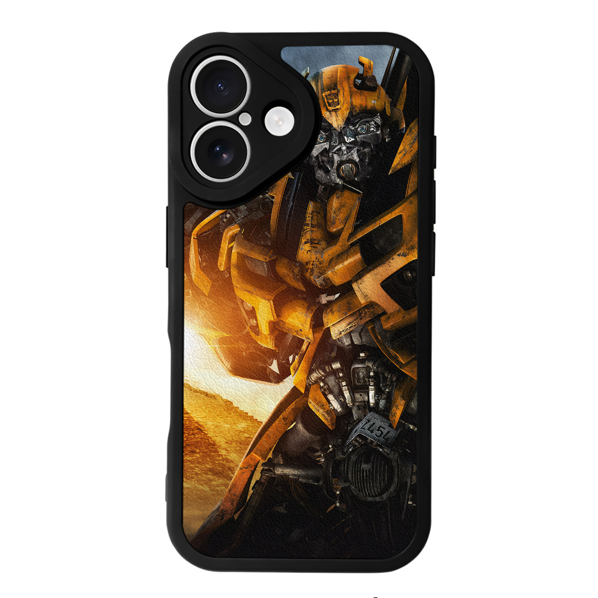 （画像用） Transformers トランスフォーマー 【iPhone 16シリーズ対応】シリコンスマホケース（レザー調） 材質：シリコン